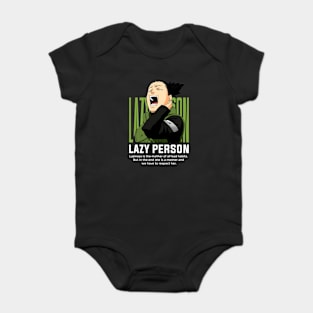 SHIKAMARU - LAZY PERSON Baby Bodysuit